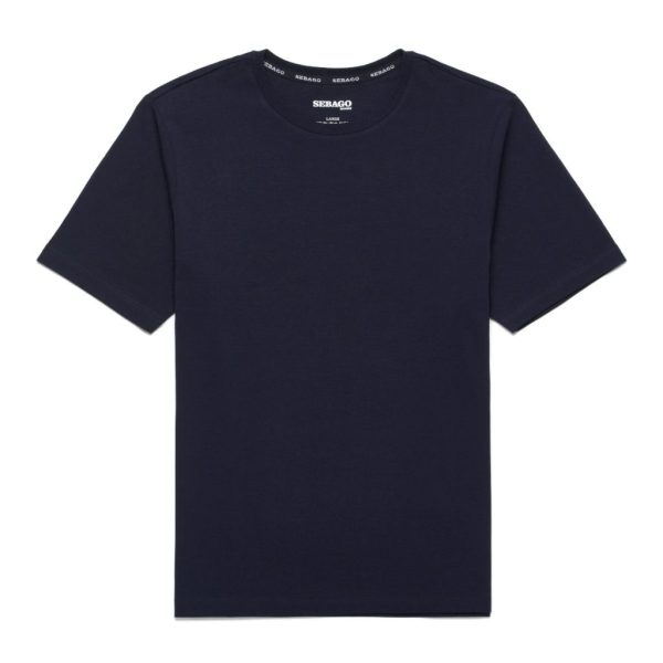 CREW T-SHIRT BLUE MARINE