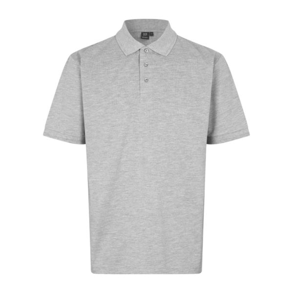 PRO WEAR POLO SHIRT NO POCKET GREY MELANGE