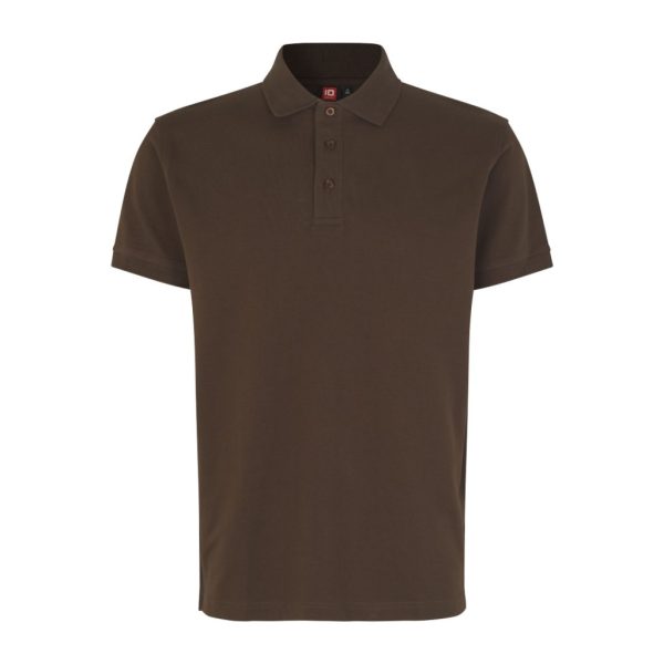 POLO SHIRT STRETCH MOCCA