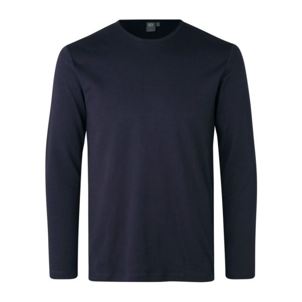 INTERLOCK T-SHIRT LONG-SLEEVED NAVY