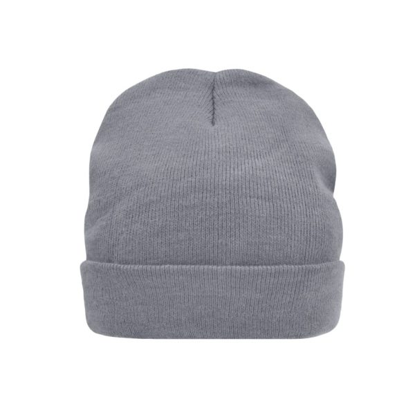 BEANIE KNITTED THINSULATE LIGHT GREY