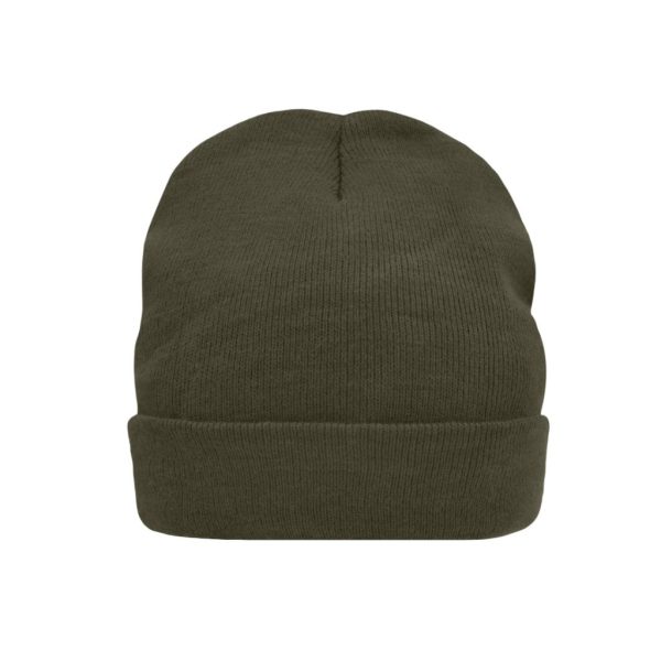 BEANIE KNITTED THINSULATE OLIVE