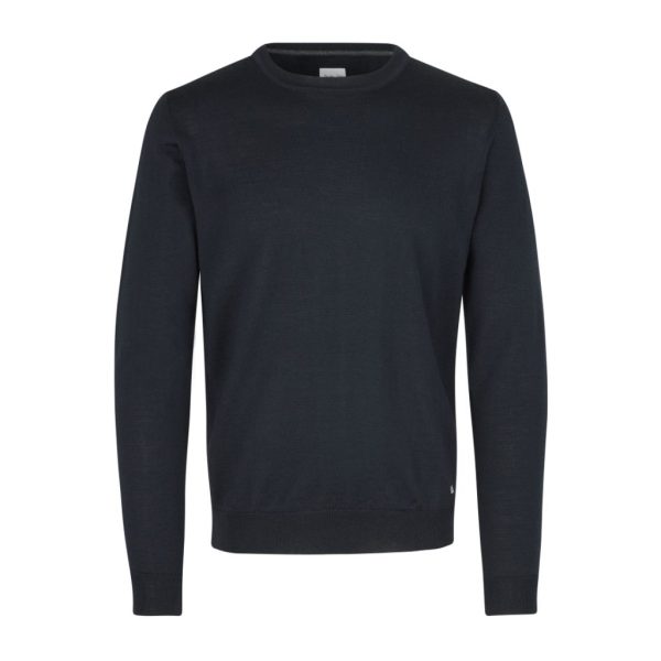 SEVEN SEAS THE KNIT O-NECK NAVY