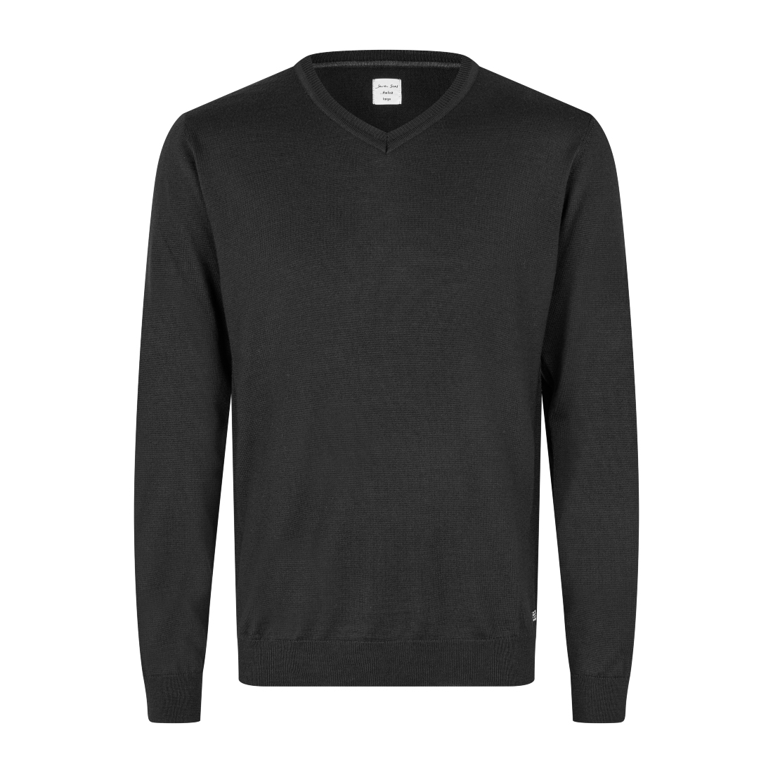 SEVEN SEAS THE KNIT V-NECK BLACK