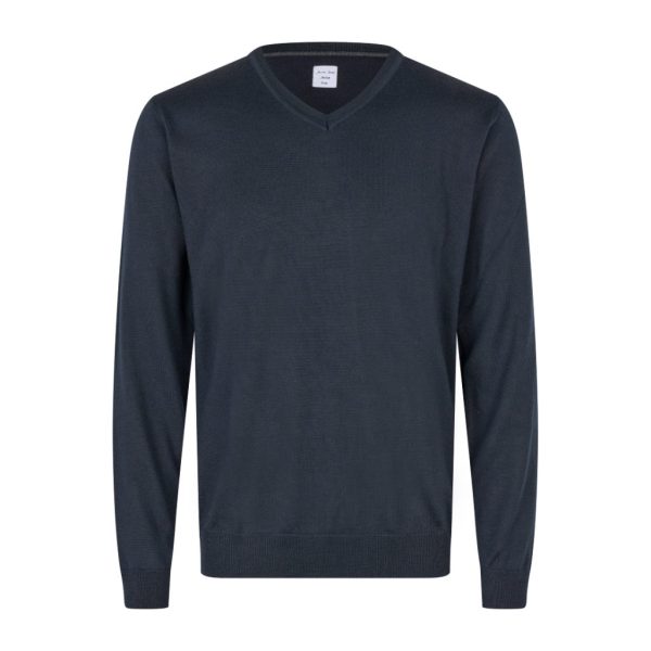 SEVEN SEAS THE KNIT V-NECK NAVY