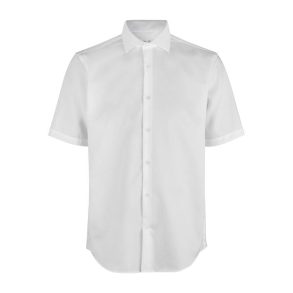 SEVEN SEAS FINE TWILL MODERN SHORT-SLEEVED WHITE
