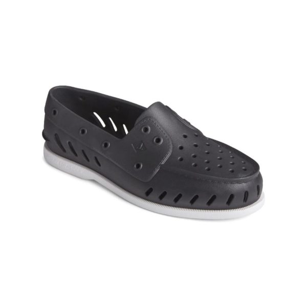 SPERRY FLOAT SHOES BLACK/WHITE