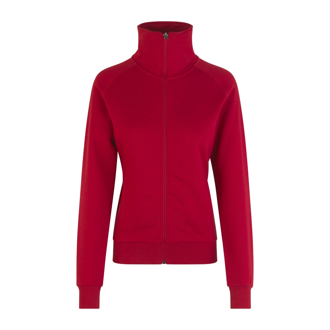 SWEAT CARDIGAN RED W