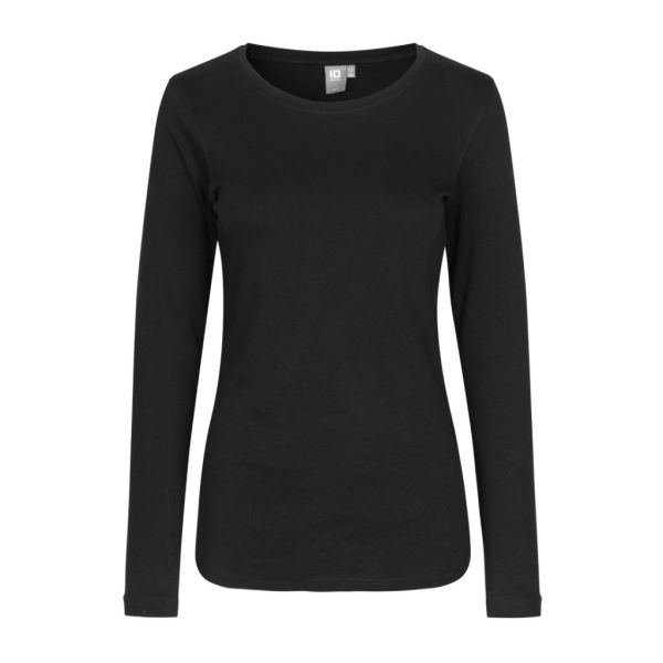 INTERLOCK T-SHIRT LONG-SLEEVED BLACK W