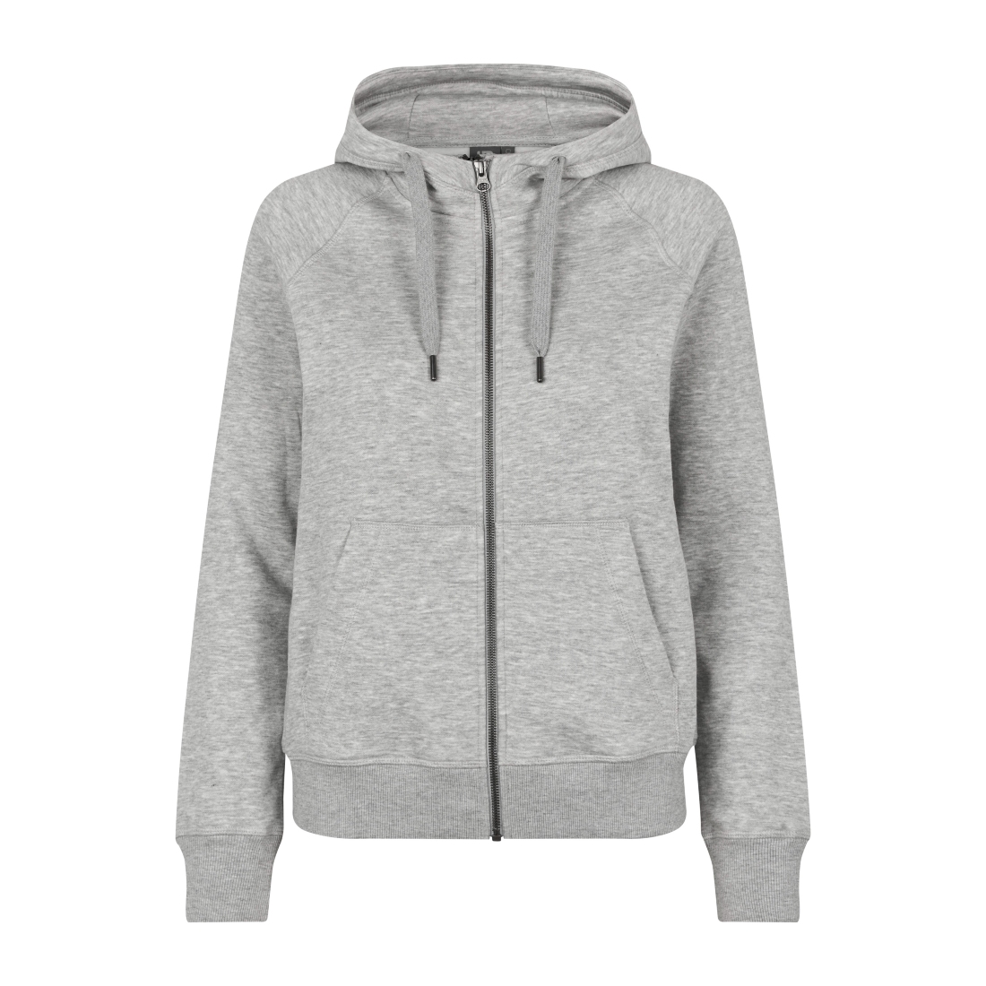 CORE HOODIE ZIP GREY MELANGE W