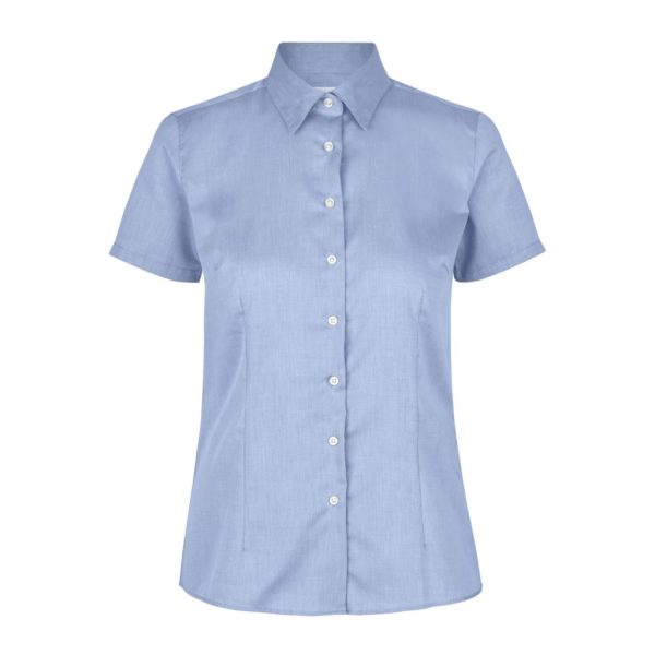 SEVEN SEAS FINE TWILL MODERN SHORT-SLEEVED LIGHT BLUE W