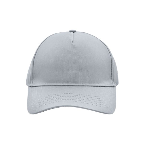 5 PANEL UNBRUSHED CAP GREY